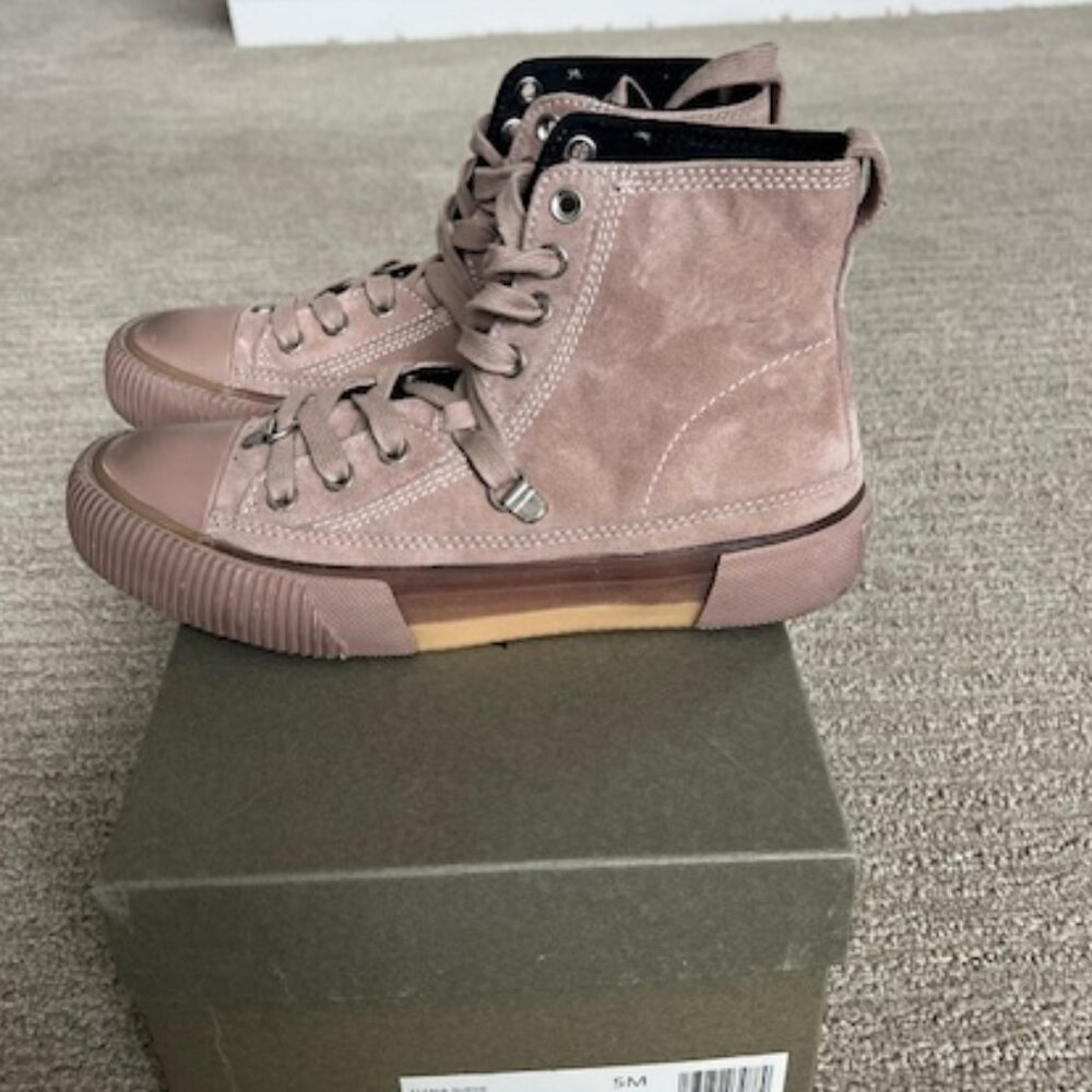 All Saints Women's Elena Bracket High Top Sneakers in Perfect Condition - Picture 2 of 7